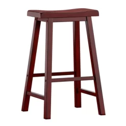 Set Of 2 29" Chimney Hill Saddle Barstools - Inspire Q -Luxe Living Interiors Shop GUEST d175bd80 8c57 4c06 8daf 28d847b09a9d