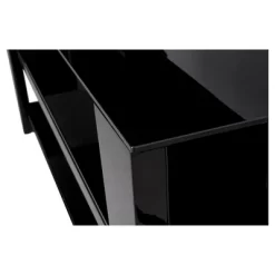 Glass Shelves TV Stand For TVs Up To 55" - Black -Luxe Living Interiors Shop GUEST d204ede9 3e18 4493 8c95 20cc365d943d