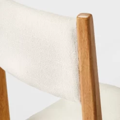 2pk Yalecrest Upholstered Seat And Back With Wood Frame Counter Height Barstools Cream/Natural - Threshold™ Designed With Studio McGee -Luxe Living Interiors Shop GUEST d3ac8616 b552 4a5e 8b03 5c1856685f97