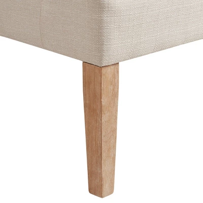 Elm Lane Dixon Ivory Fabric Swoop Arm Chair 6 Elm Lane Dixon Ivory Fabric Swoop Arm Chair - Image 4