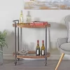 Modern Traditional Metal And Glass Bar Cart Brass - Olivia & May -Luxe Living Interiors Shop GUEST d4261dbb c8ef 423b b747 a18fb83772d2