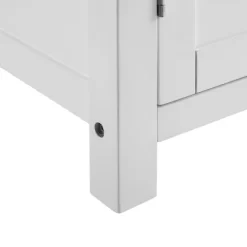 Savannah Stainless Steel Top Compact Kitchen Island Cart White - Crosley -Luxe Living Interiors Shop GUEST d4e98730 de86 4c90 88da 84d6e5213dd3