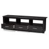 Ryleigh Modern And Contemporary Finished TV Stand For TVs Up To 60" Dark Brown - Baxton Studio 1 Ryleigh Modern And Contemporary Finished TV Stand For TVs Up To 60" Dark Brown - Baxton Studio -Luxe Living Interiors Shop GUEST d6775f42 7537 4933 9d98 6e0014668eb9