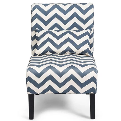 Costway Armless Accent Leisure Chair With Lumbar Pillow 11 Costway Armless Accent Leisure Chair With Lumbar Pillow - Image 9