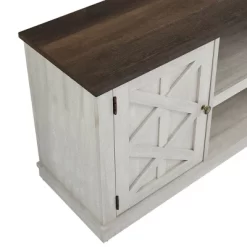 Dark Drift Wood Desktop TV Stand For TVs Up To 64" Off White - Home Essentials -Luxe Living Interiors Shop GUEST d6997259 615c 449c a7b6 2fa3248c64f7