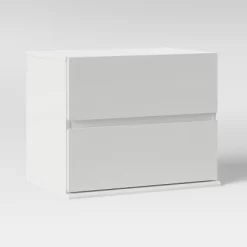 2 Drawer Modular Nightstand White - Room Essentials™ -Luxe Living Interiors Shop GUEST d6affcda a53c 413f baf4 fce75dc18cd6