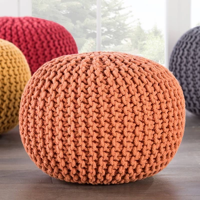 20" Spectrum Pouf - Jaipur Living 3 20" Spectrum Pouf - Jaipur Living