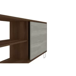 3 Open Compartments Wooden Entertainment TV Stand For TVs Up To 70" Brown/White - The Urban Port -Luxe Living Interiors Shop GUEST d8076408 cce7 4756 a05f 46e50ff86550
