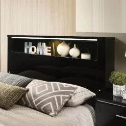 6pc Shorehaven Bedroom Set With 2 Nightstands Black/Chrome - MiBasics -Luxe Living Interiors Shop GUEST d83e972f 7aa9 4b44 850c fb302abbcdac 1