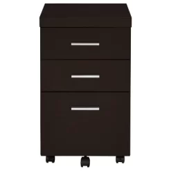 3pc Skeena Office Desk Set Cappuccino - Coaster -Luxe Living Interiors Shop GUEST d973de05 80d5 4c66 be9a 52df397ce15f