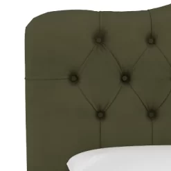 Queen Tufted Headboard Velvet Loden - Skyline Furniture 9 Queen Tufted Headboard Velvet Loden - Skyline Furniture -Luxe Living Interiors Shop GUEST daea951a c1c7 4263 a38f 790b442a139f