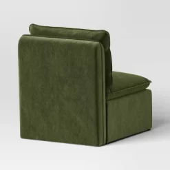 Haven Velvet Modular French Seam Sofa Chair Dark Green - Threshold™ -Luxe Living Interiors Shop GUEST db0036a6 d5c7 4235 8cdb 3f004594e8ef