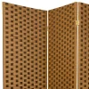 6 Ft. Tall Woven Fiber Room Divider Two-Tone Brown 3 Panel - Oriental Furniture -Luxe Living Interiors Shop GUEST db53aac3 2c31 4198 9c0d 0e9cd9b76de6