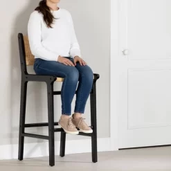 Balka Rattan Barstool Rattan/Black - South Shore -Luxe Living Interiors Shop GUEST db903ae6 6955 4f1e b13d ba52e1f57b6a
