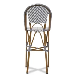 Baxton Studio Ilene Indoor And Outdoor Stackable Bistro Barstool Gray/White - BaxtonStudio 13 Baxton Studio Ilene Indoor And Outdoor Stackable Bistro Barstool Gray/White - BaxtonStudio -Luxe Living Interiors Shop GUEST dbe6635d 4be0 44b5 82fe 6717038849c7