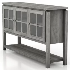 Carita Transitional Windowpane Cabinets Buffet - HOMES: Inside + Out -Luxe Living Interiors Shop GUEST dca6aa39 1823 4831 97e2 eda5c603a188