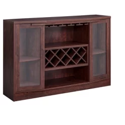 Home Source Jill Zarin Bar Cabinet With Curved Glass Doors -Luxe Living Interiors Shop GUEST dd75d357 5ac5 4f8c 9a63 c34253efdc48