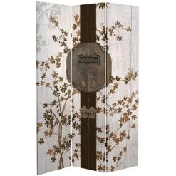 6" Double Sided Asian Lock Canvas Room Divider White - Oriental Furniture -Luxe Living Interiors Shop GUEST dda8be66 08a7 40c3 98ab c325ccf0b555