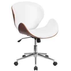 Merrick Lane Office Chair Mid-Back Ergonomic Executive Swivel Office Chair With Tilt-Lock And Tilt Tension Controls -Luxe Living Interiors Shop GUEST de630604 597e 4e33 9d31 6d8ad3808284
