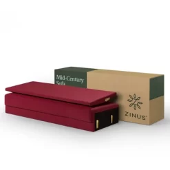 76" Mikhail Sofa Ruby Red - Zinus -Luxe Living Interiors Shop GUEST def8c5be 89ca 4ee5 88dc d3156467363f