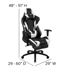 Flash Furniture Gaming Desk And Footrest Reclining Gaming Chair Set With Cup Holder, Headphone Hook, And Monitor/Smartphone Stand 20 Flash Furniture Gaming Desk And Footrest Reclining Gaming Chair Set With Cup Holder, Headphone Hook, And Monitor/Smartphone Stand -Luxe Living Interiors Shop GUEST df2ba01c 174d 4044 ad88 1b64e03e72bc