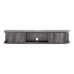 Edwige Floating Console TV Stand For TVs Up To 60" Distressed Gray - MiBasics -Luxe Living Interiors Shop GUEST dfe909a2 6a24 4825 9ad0 27ac26c78720