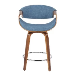 Set Of 2 Curvini Upholstered Counter Height Barstools - Lumisource -Luxe Living Interiors Shop GUEST e08c8afb 9b48 4231 88bf 46bb2d74452d