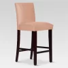 30" Velvet Parsons Barstool Wood - Threshold™ -Luxe Living Interiors Shop GUEST e0c95334 8057 4d9d 92ad 52465e27923d
