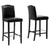 Set Of 2 Libra Modern Barstools With Nail Head Trim Black - Baxton Studio 2 Set Of 2 Libra Modern Barstools With Nail Head Trim Black - Baxton Studio -Luxe Living Interiors Shop GUEST e145197c b2f0 411e 9ff6 366408ab789f