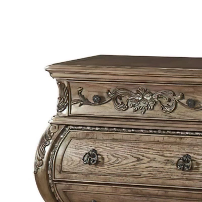 38" Ragenardus Nightstand Vintage Oak - Acme Furniture 6 38" Ragenardus Nightstand Vintage Oak - Acme Furniture - Image 4