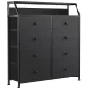 REAHOME 8 Drawer Steel Frame Wood Top Storage Organizer Dresser For Closet, Living Room, And Entryway With 2 Drawer Organizers, Black/Gray 2 REAHOME 8 Drawer Steel Frame Wood Top Storage Organizer Dresser For Closet, Living Room, And Entryway With 2 Drawer Organizers, Black/Gray -Luxe Living Interiors Shop GUEST e2ac634a f84d 49c7 b3a1 1f680bd86397