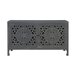 Heady 2 Door Carved Cabinet - Powell Company -Luxe Living Interiors Shop GUEST e418c8ea 26c7 4bc6 a142 dc148b202dd2