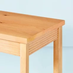 Grooved Wood Writing Desk - Hearth & Hand™ With Magnolia -Luxe Living Interiors Shop GUEST e55bb5f2 5943 491b ac10 f750d4fd398d