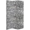 6" Double Sided Medieval Stone Canvas Room Divider Gray - Oriental Furniture -Luxe Living Interiors Shop GUEST e568a7a0 8b48 4a55 8d02 dc4e6fcb34ec