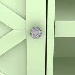 64" Natural Wood TV Stand For TVs Up To 70" Green - Festivo 13 64" Natural Wood TV Stand For TVs Up To 70" Green - Festivo -Luxe Living Interiors Shop GUEST e58c7391 cc9e 4777 8bb1 72105bb1c565