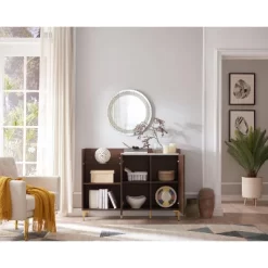 Home Source Accent Console Table Walnut