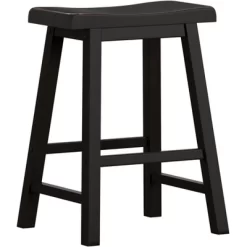 Set Of 2 24" Watkins Saddle Seat Backless Counter Height Barstools - Inspire Q -Luxe Living Interiors Shop GUEST e7a61645 e8db 4ff8 bee7 438661ead2db