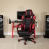 Flash Furniture Gaming Desk With Cup Holder/Headphone Hook & Reclining Back/Arms Gaming Chair With Footrest -Luxe Living Interiors Shop GUEST e7fe5907 e88b 4131 9ea4 8d60d9ad880f