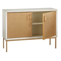 Lati Rattan Door Buffet Antique White/Natural - Buylateral -Luxe Living Interiors Shop GUEST e80fccf0 154a 40f6 8ce4 c9508a384fea
