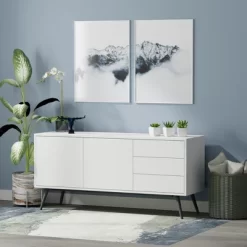 Glenwillow Home Atlas 59" Mid-Century Modern Buffet/Sideboard/TV Console