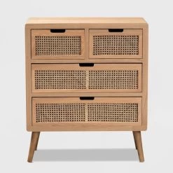 Alina Wood And Rattan 4 Drawer Accent Chest Oak - Baxton Studio 10 Alina Wood And Rattan 4 Drawer Accent Chest Oak - Baxton Studio -Luxe Living Interiors Shop GUEST e93ecb63 9b54 4918 8c7c 9401627cda4b