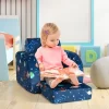 Costway 3-in-1 Convertible Kid Sofa Bed Flip-Out Chair Lounger For Toddler -Luxe Living Interiors Shop GUEST e9516a5b 9bfd 42c2 a935 276dd5d50617