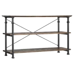 Ronay Rustic Industrial Console Table - Inspire Q® -Luxe Living Interiors Shop GUEST e9b4989c 4d74 41c1 8040 8f7bddf4f60e