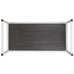 Emma And Oliver Industrial Modern Desk-47"L Commercial Grade Home Office Desk -Luxe Living Interiors Shop GUEST e9d5e526 ec8b 46d0 9c7e da6488966288