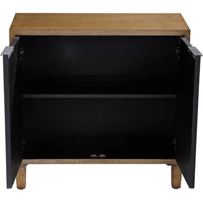 55 Downing Street Mason 33 3/4 Wide Oak Wood And Mirrored 2-Door Cabinet 9 55 Downing Street Mason 33 3/4 Wide Oak Wood And Mirrored 2-Door Cabinet - Image 7