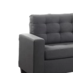 72" Earsom Sofa Gray Linen - Acme Furniture