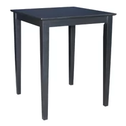Set Of 3 30" Square Counter Height Table With 2 Madrid Dining Sets Black - International Concepts -Luxe Living Interiors Shop GUEST eb49e6bd 75bb 4a90 93cd b46cf91e7fea