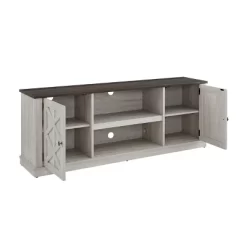 Dark Drift Wood Desktop TV Stand For TVs Up To 64" Off White - Home Essentials -Luxe Living Interiors Shop GUEST eb8c5a85 cded 499e 9f74 dbdc8c6b17df