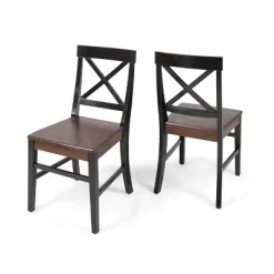 Set Of 2 Roshan Farmhouse Acacia Dining Chair - Christopher Knight Home 22 Set Of 2 Roshan Farmhouse Acacia Dining Chair - Christopher Knight Home -Luxe Living Interiors Shop GUEST ecaa096f 8405 4ef8 994b aa8ad0d1ce31