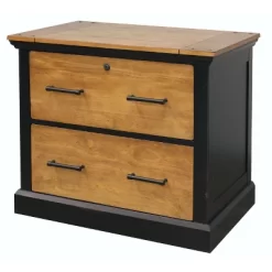 Toulouse File Cabinet Honey/Black - Martin Furniture -Luxe Living Interiors Shop GUEST ee372512 3a4a 46db a996 5335f1cddb9f